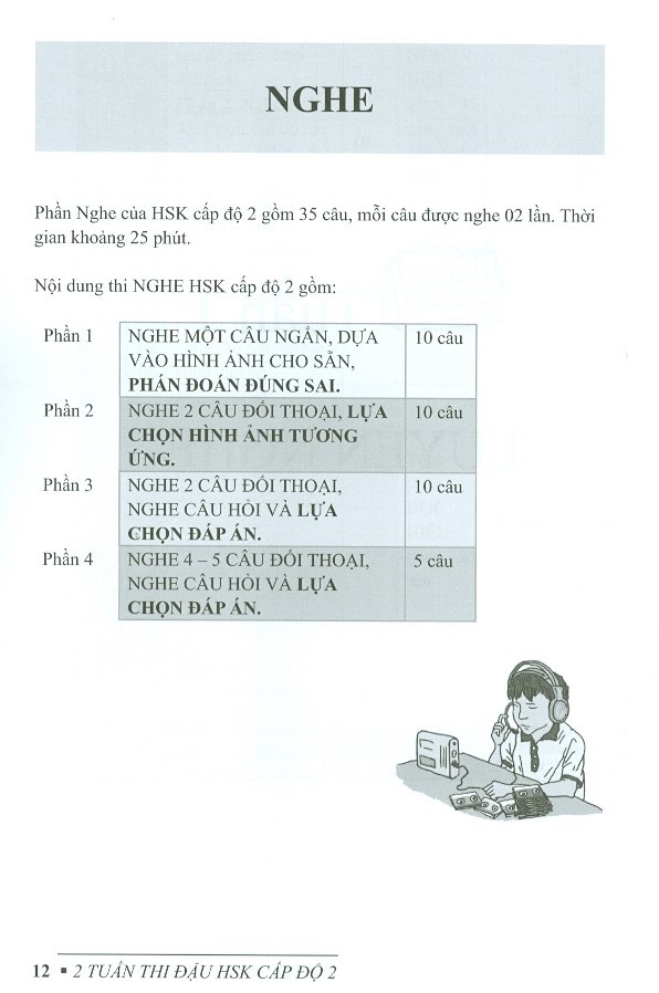 2 tuần thi đậu hsk cấp độ 2 (bản mới) - Ảnh 8