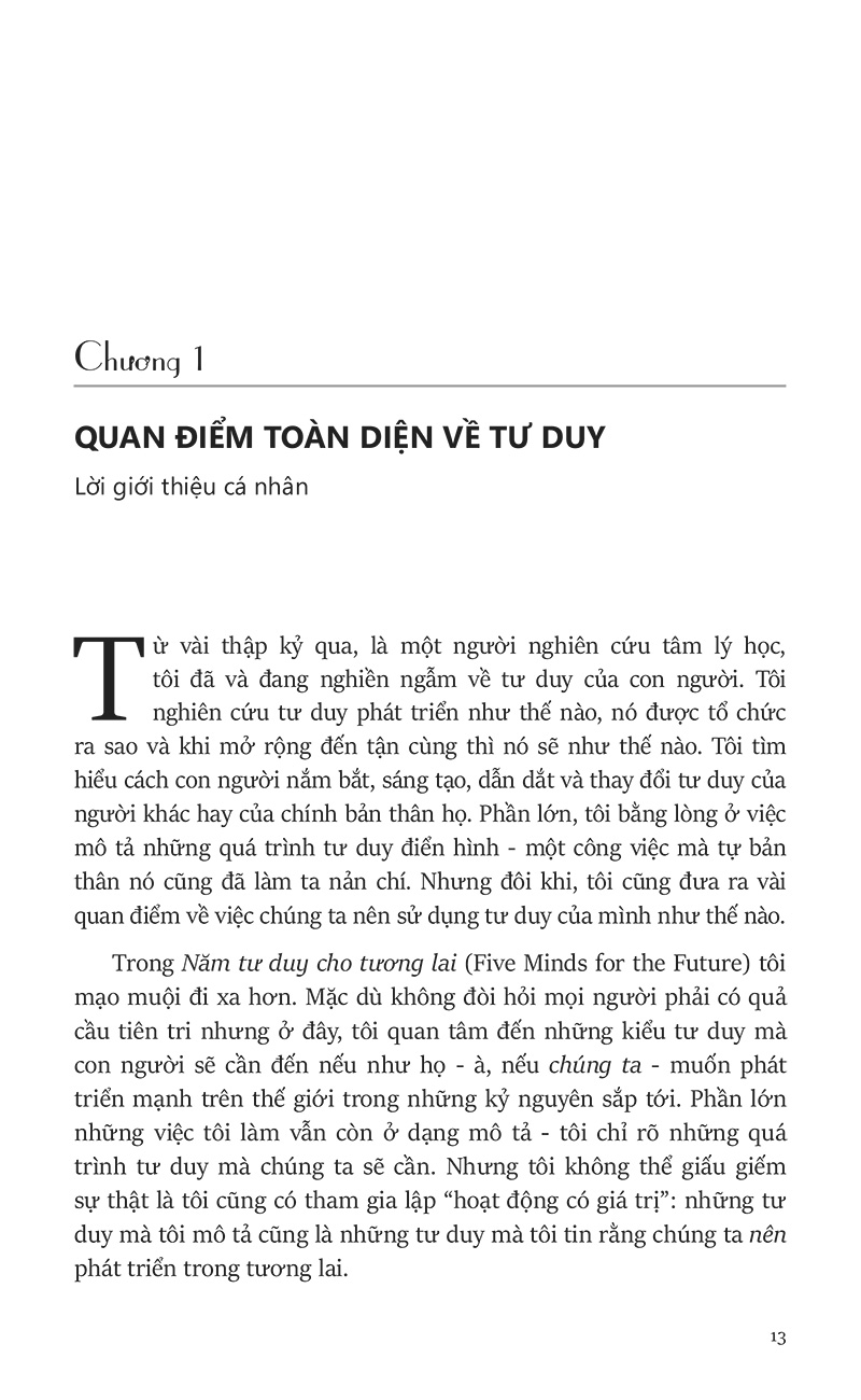 5 tư duy cho tương lai - five minds for the future - Ảnh 3