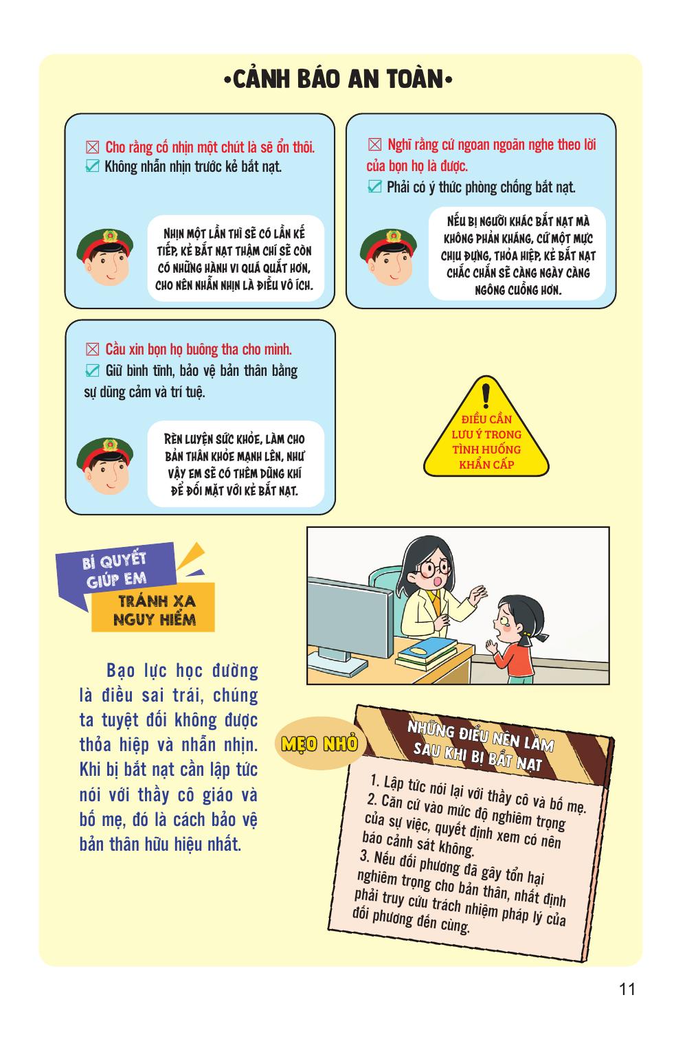 60 Bài Học Giúp Trẻ Tự Bảo Vệ Bản Thân - Phòng Chống Bạo Lực Học Đường Và Lừa Đảo Trực Tuyến - Ảnh 11