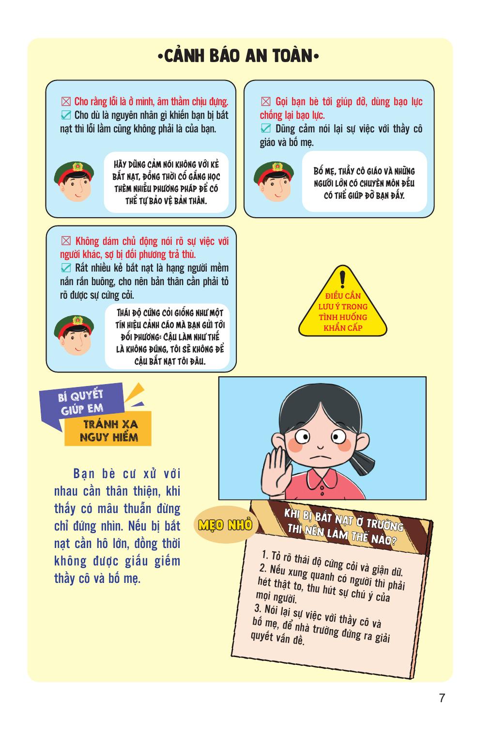 60 Bài Học Giúp Trẻ Tự Bảo Vệ Bản Thân - Phòng Chống Bạo Lực Học Đường Và Lừa Đảo Trực Tuyến - Ảnh 7