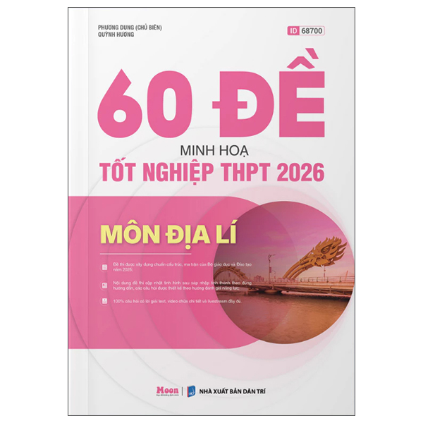 60 Đề Minh Họa Tốt Nghiệp THPT 2026 - Môn Địa Lí