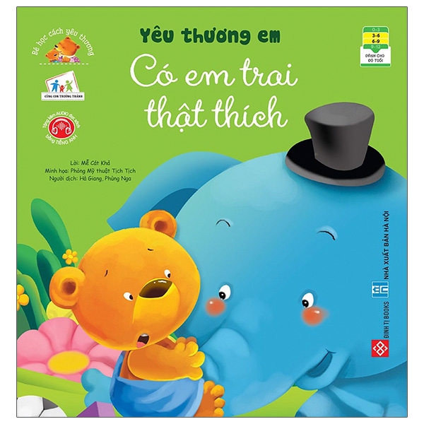 bé học cách yêu thương - yêu thương em - có em trai thật thích