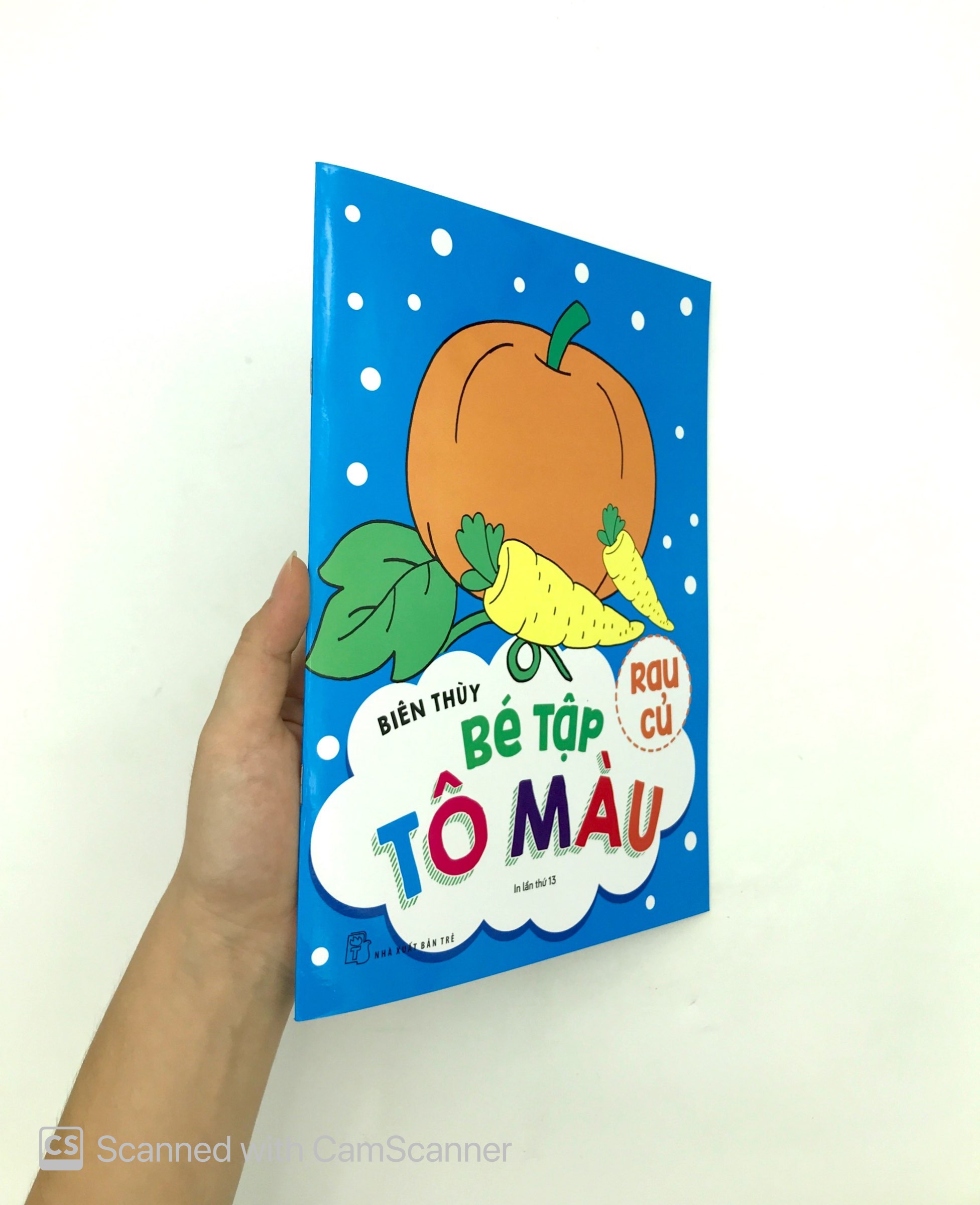 bé tập tô màu - rau củ (tái bản 2019) - Ảnh 7