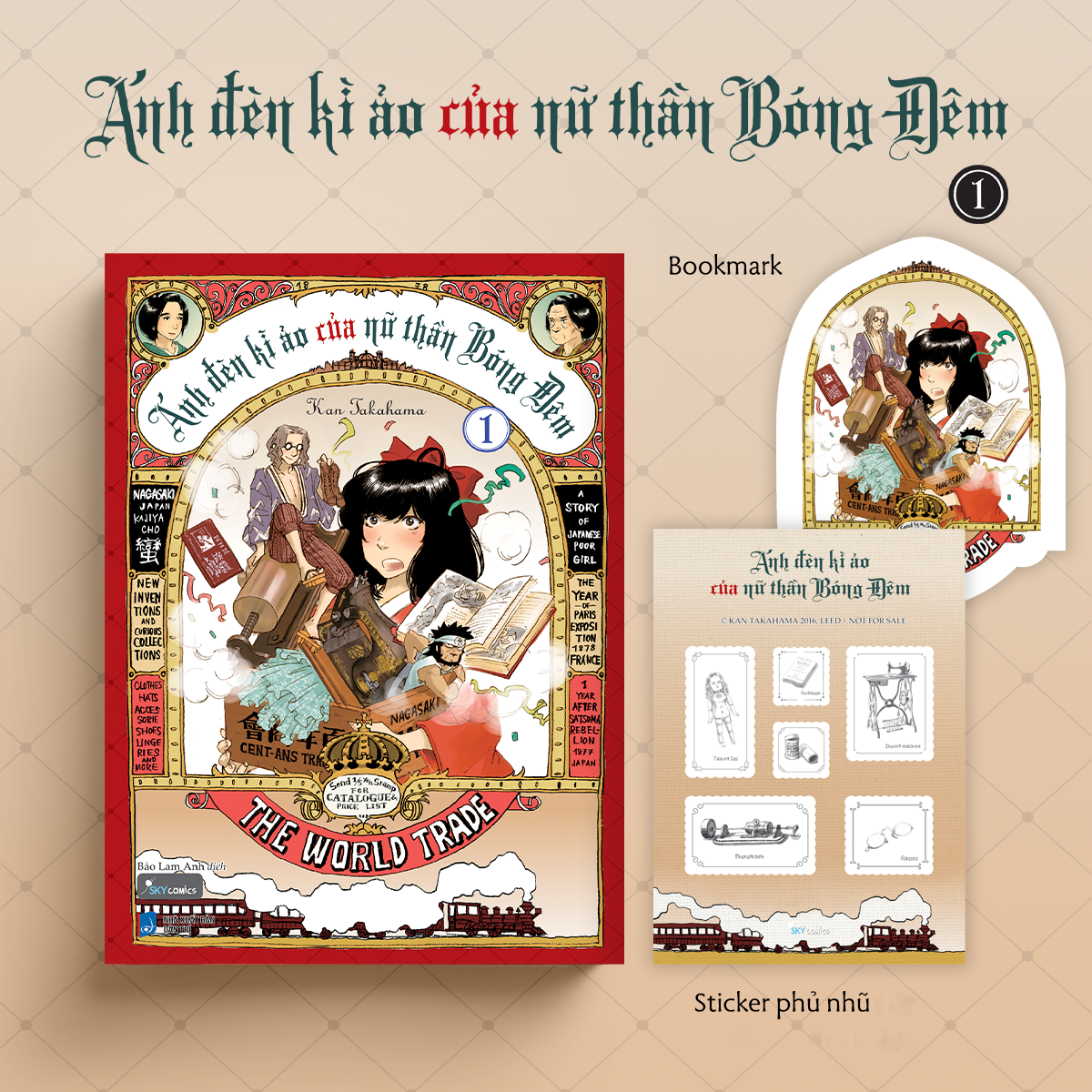Bo
Anh Den Ki Ao Cua Nu Than Bong Dem - Tap 1 - Tang Kem Bookmark + Sticker Phu Nhu - Ảnh 2