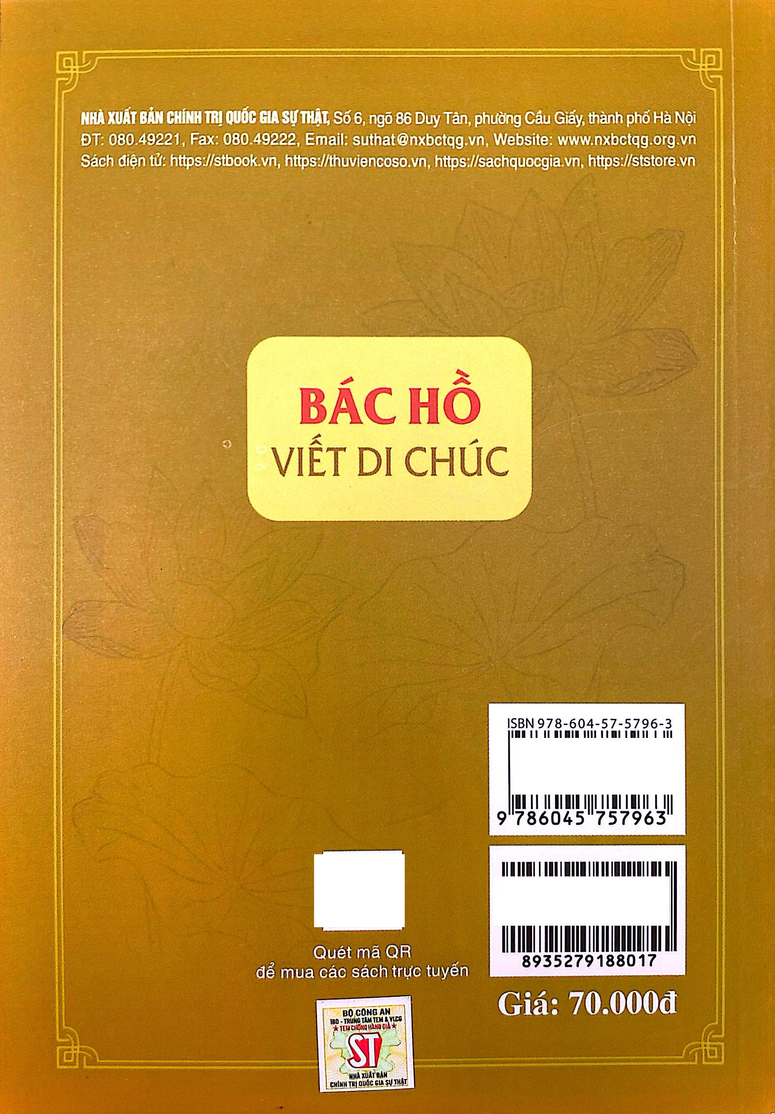 Bộ Bác Hồ Viết Di Chúc (Tái Bản 2025) - Ảnh 6