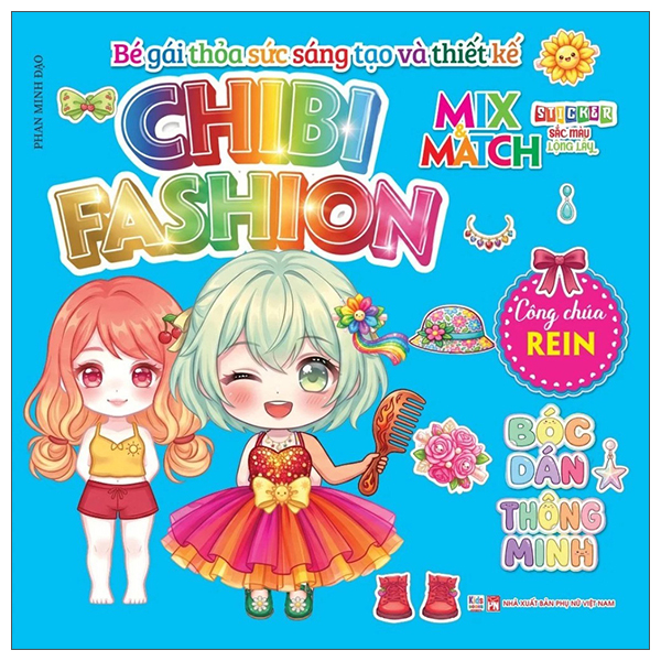 Bộ Bé Gái Thỏa Sức Sáng Tạo Và Thiết Kế - Chibi Fashion - Công Chúa Nana - Ảnh 4