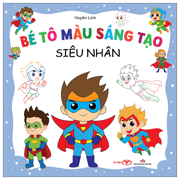 Bộ Bé Tô Màu Sáng Tạo - Siêu Nhân - Ảnh 8