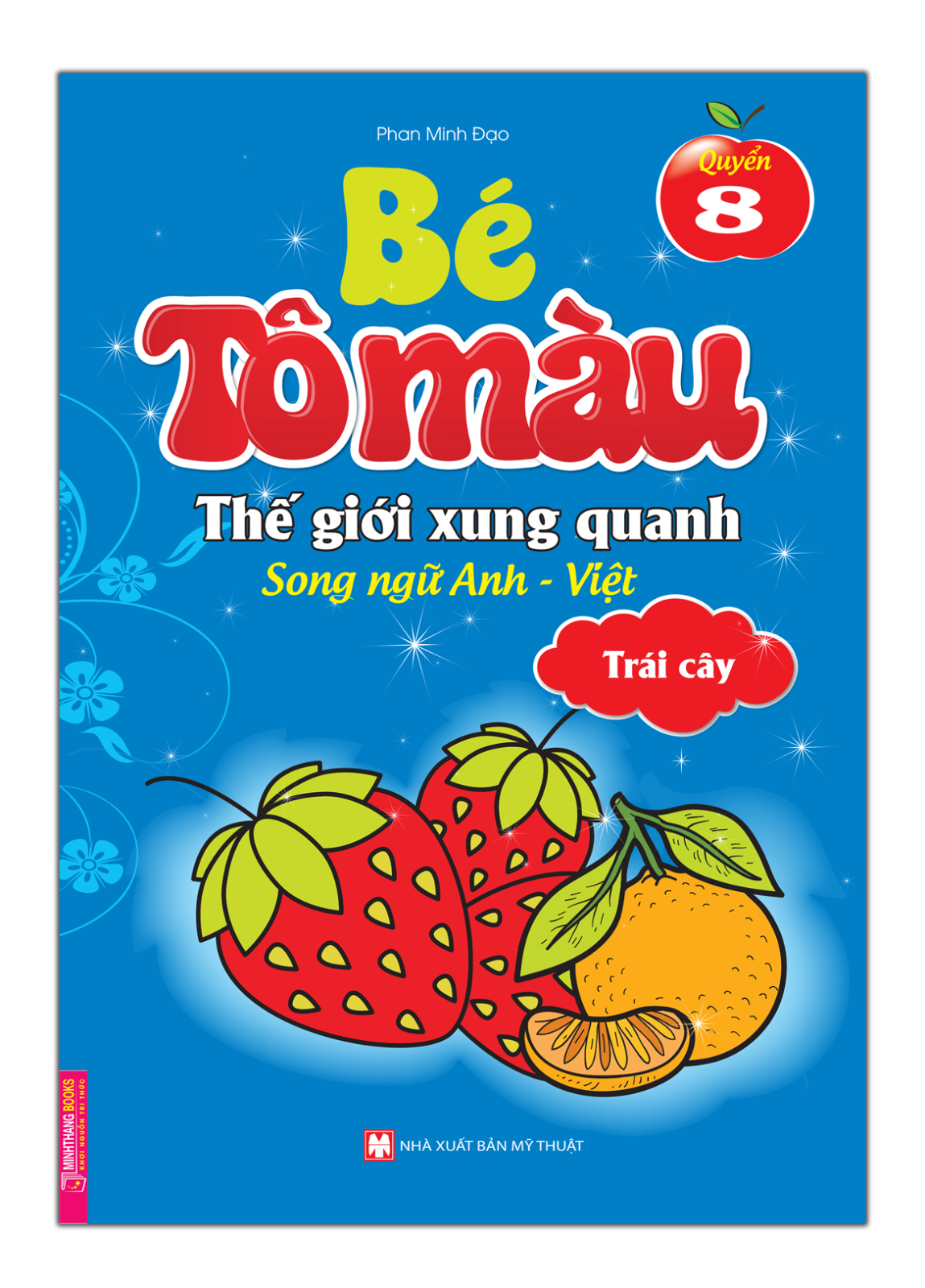 bộ bé tô màu thế giới xung quanh song ngữ anh - việt - trái cây (quyển 8) - Ảnh 2