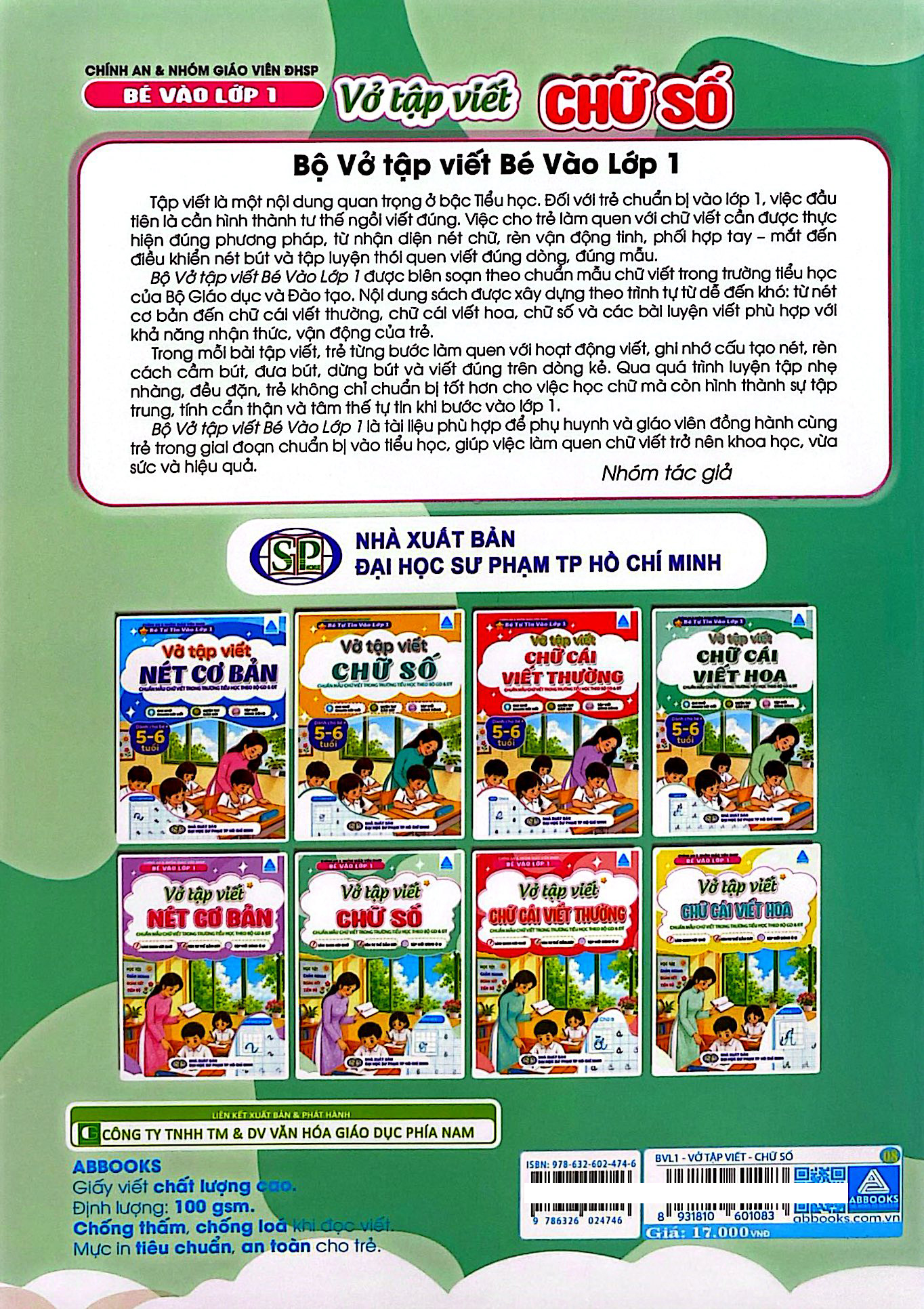 Bộ Bé Vào Lớp 1 - Vở Tập Viết - Chữ Số - Ảnh 7