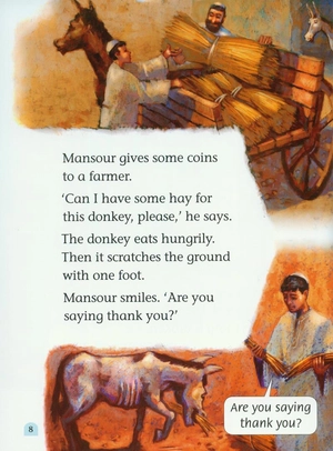 bộ classic tales: level 1: mansour and the donkey - Ảnh 6