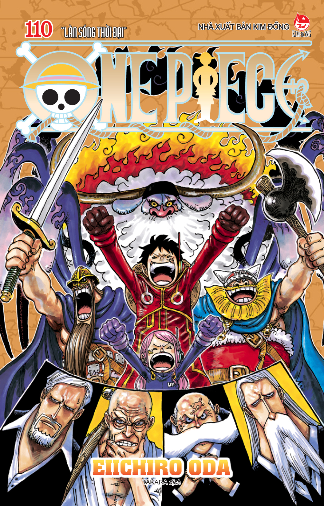 Bộ Combo Manga - One Piece - Tập 110 - “Làn Sóng Thời Đại” - Bản Bìa Áo + Bản Đặc Biệt (Bộ 2 Cuốn) - Tặng Kèm Special Cover + Tranh Canvas + Bổ Sung Trang Màu Từ Tạp Chí + Box Set + Poster - Ảnh 3