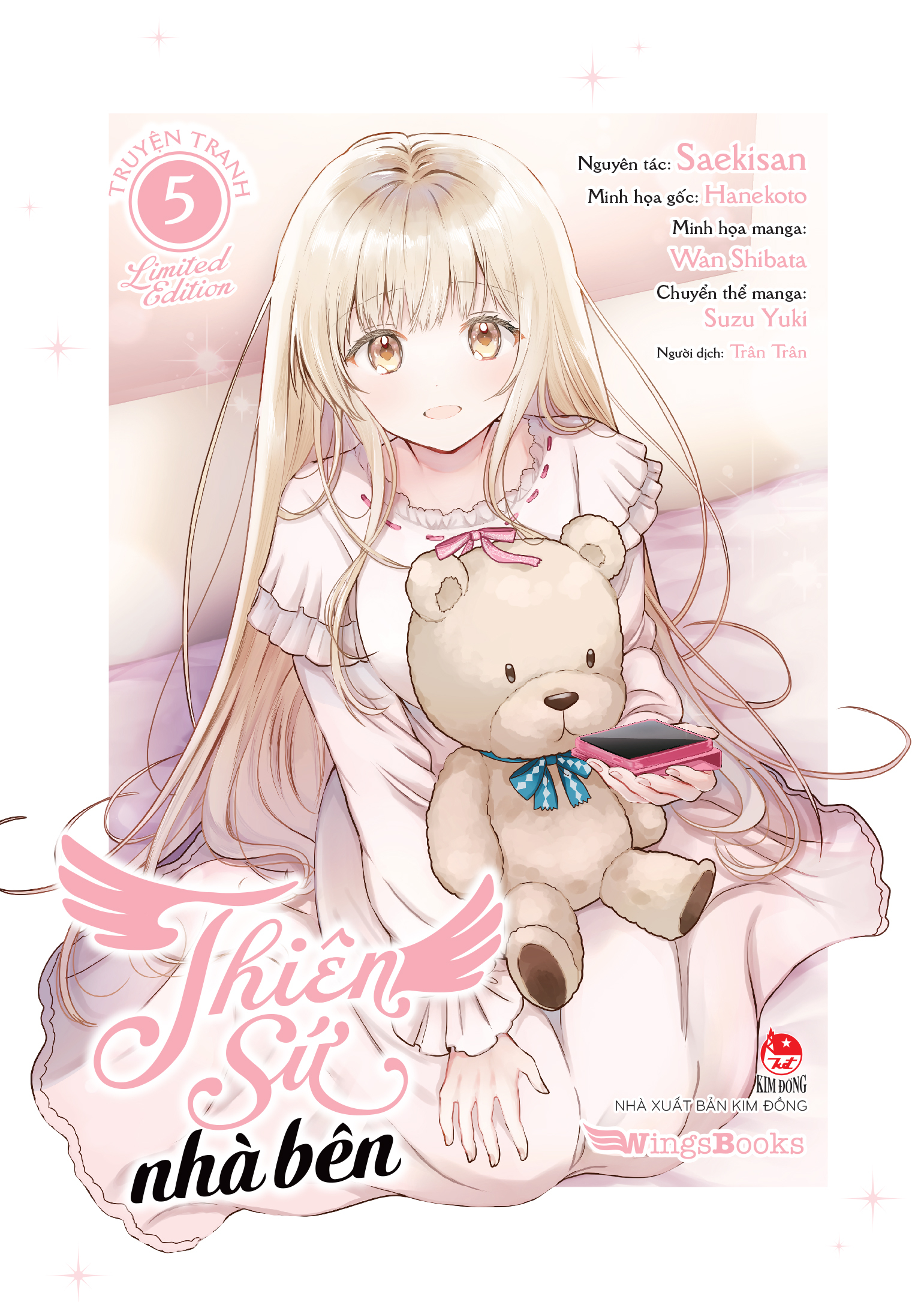 Bộ Combo Manga - Thiên Sứ Nhà Bên - Tập 5: Bản Phổ Thông + Bản Giới Hạn (Bộ 2 Cuốn) - Tặng Kèm 2 Bookmark Bế Hình + 1 Postcard In Nhũ 2 Mặt + 1 Lenticular Card + 1 Poster - Ảnh 6