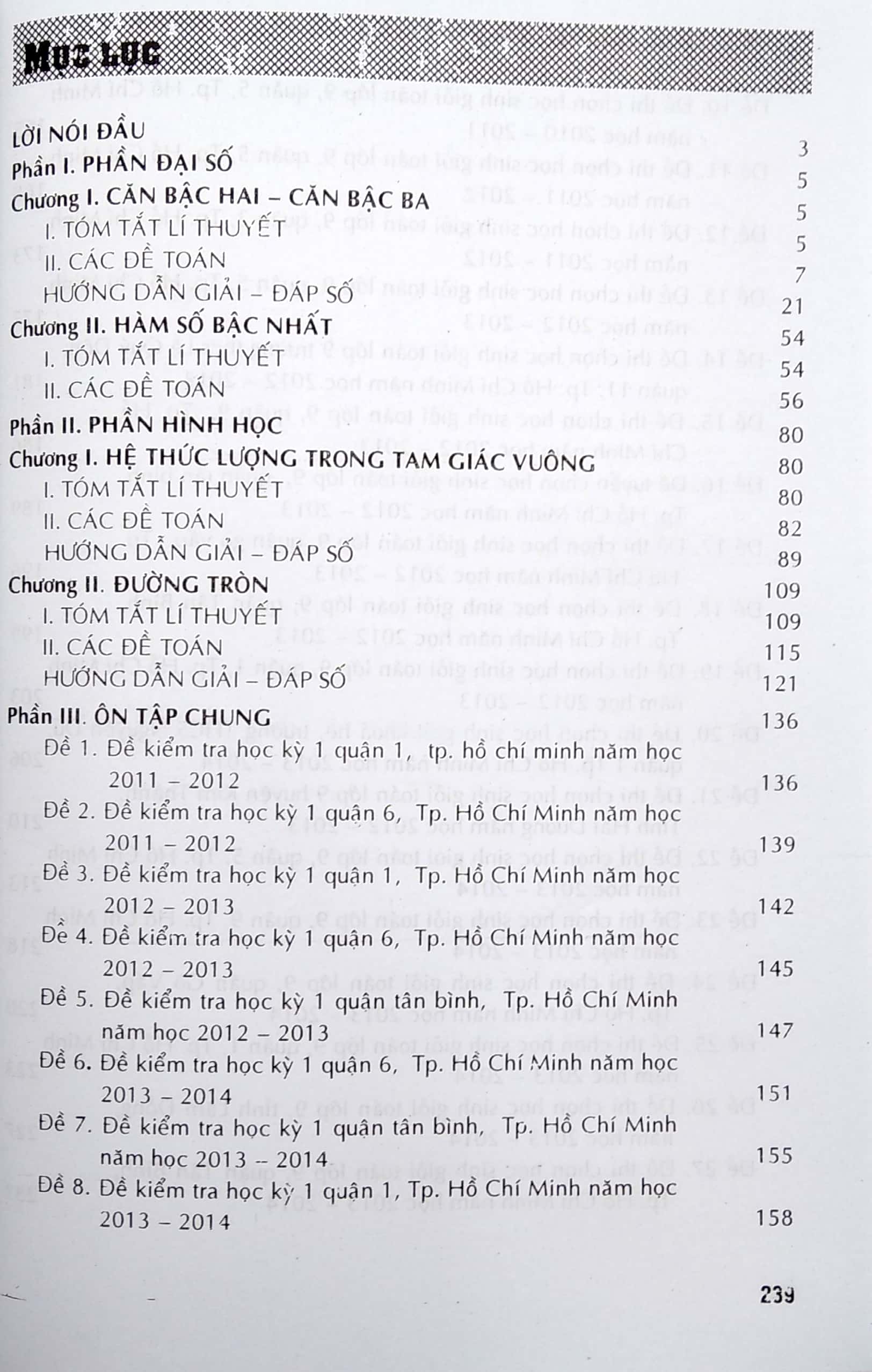 bộ cũng cố và ôn luyện toán 9 - tập 1 - Ảnh 3