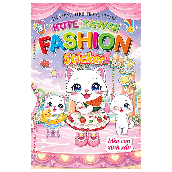 Bộ Dán Hình Thời Trang Cho Bé - "Kute" Kawaii Fashion Sticker - Gấu Con Tinh Nghịch - Ảnh 2