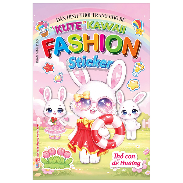 Bộ Dán Hình Thời Trang Cho Bé - "Kute" Kawaii Fashion Sticker - Gấu Con Tinh Nghịch - Ảnh 4