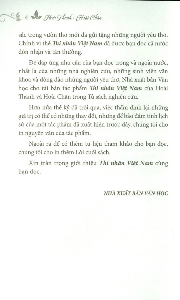 Bộ Danh Tác Văn Học Việt Nam - Thi Nhân Việt Nam (Tái Bản 2026) - Ảnh 4