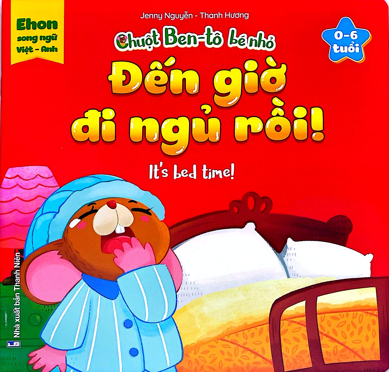 Bộ Ehon Song Ngữ Việt-Anh - Chuột Ben-Tô Bé Nhỏ - Đến Giờ Đi Ngủ Rồi - Dành Cho Trẻ 0-6 Tuổi - Ảnh 2