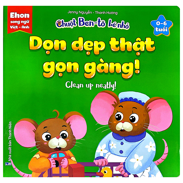 Bộ Ehon Song Ngữ Việt-Anh - Chuột Ben-Tô Bé Nhỏ - Đến Giờ Đi Ngủ Rồi - Dành Cho Trẻ 0-6 Tuổi - Ảnh 8