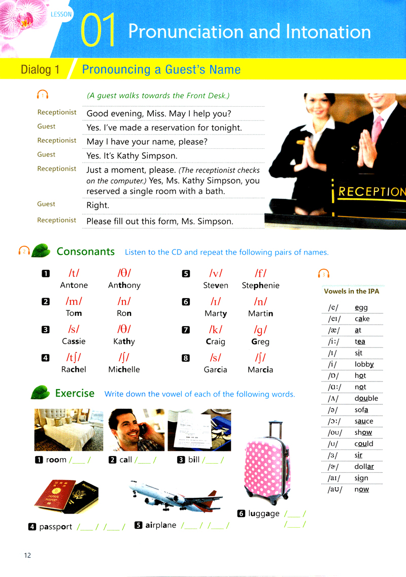 bộ english for tourism and restaurants - book 1 (kèm đĩa mp3) - Ảnh 9
