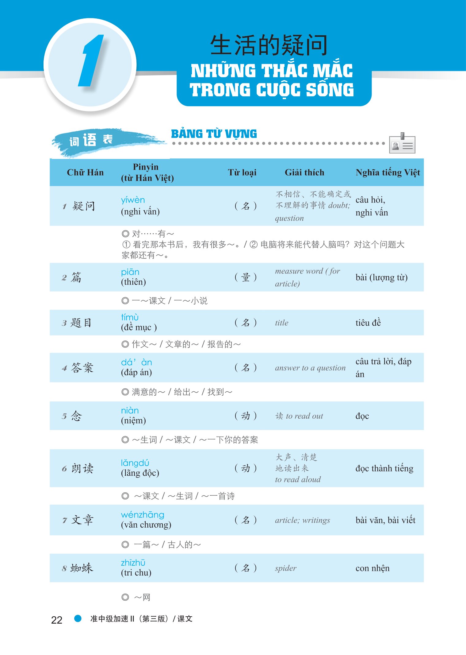 Bộ Giáo Trình Hán Ngữ Boya - Trung Cấp 1 - Tập 2 - Sách Bài Tập Kèm Đáp Án (Phiên Bản 3) - Ảnh 11