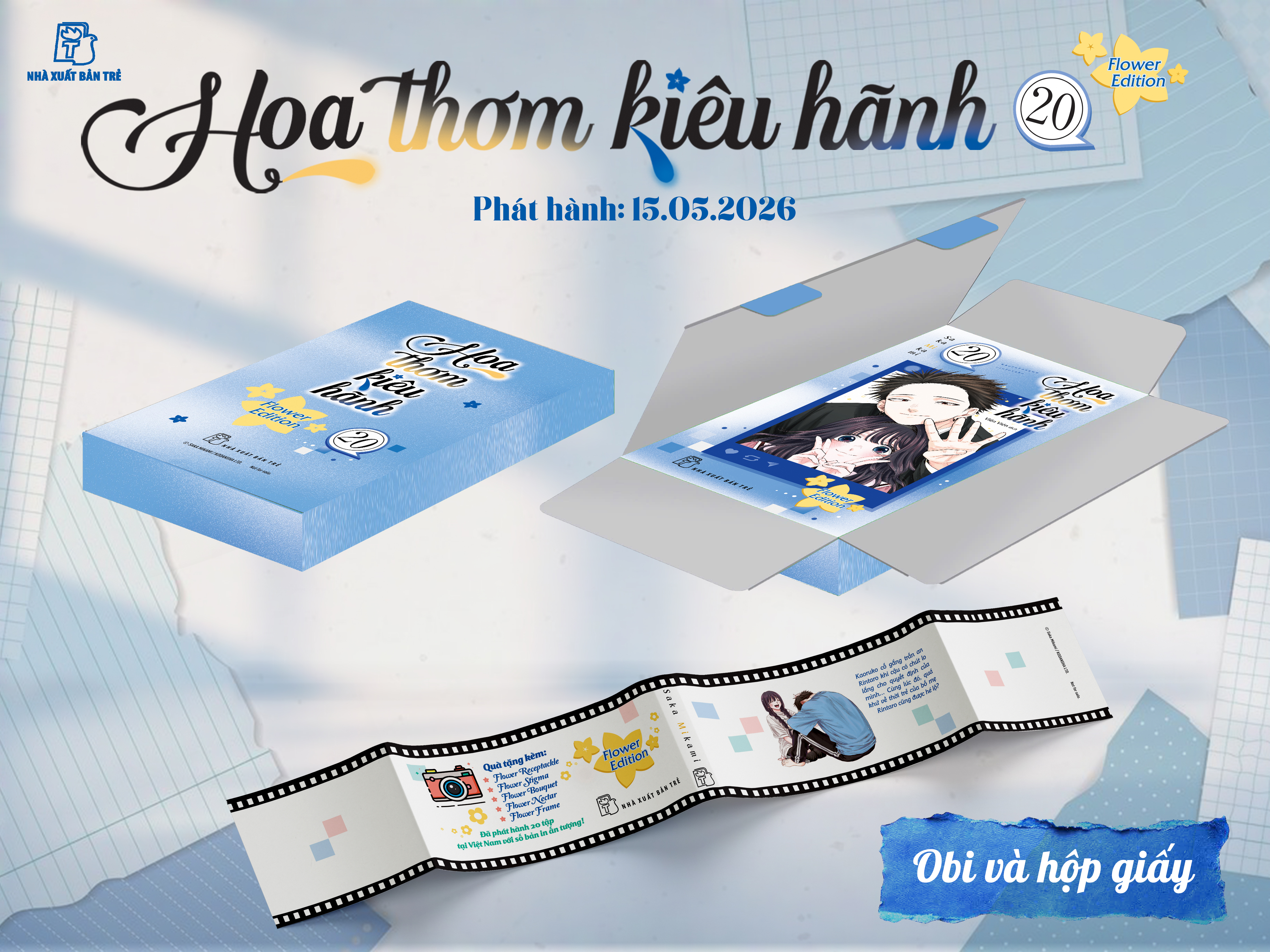 Bộ Hoa Thơm Kiêu Hãnh - Tập 20 - Flower Edition - Tặng Kèm Card + Postcard + Lót Ly + Album Đựng Postcard + Shikishi + Hộp Giấy Đựng Quà - Ảnh 5