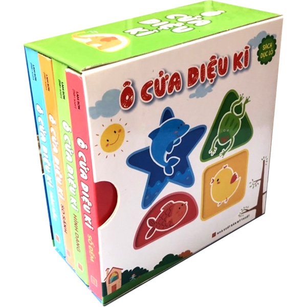 bộ hộp ô cửa kì diệu - (sách đục lỗ) (bộ 4 cuốn )
