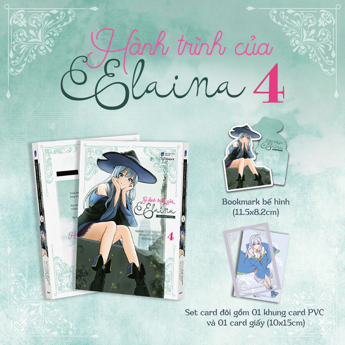 Bộ [Manga] Hành Trình Của Elaina - Tập 4 - Tặng Kèm Bookmark Bế Hình + Set Card Đôi - Ảnh 2