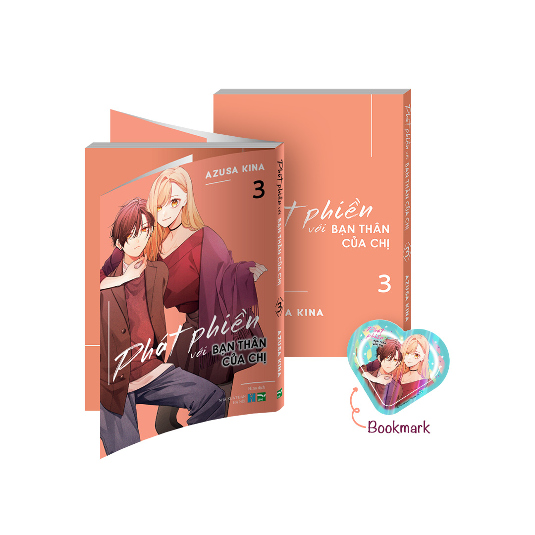 Bộ Manga - Phải Lòng Chị Của Bạn Thân - Tập 3 + Phát Phiền Với Bạn Thân Của Chị - Tập 3 (Bộ 2 Cuốn) - Bản Đặc Biệt - Tặng Kèm Door Hanger Card + Bookmark + Card Giấy - Ảnh 4
