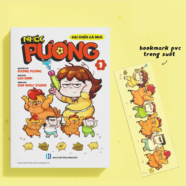 Bộ Nhóc Pương - Tập 1 - Đại Chiến Gà Nhà - Tặng Kèm Bookmark PVC Trong Suốt