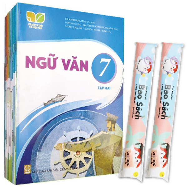 bộ sách giáo khoa bộ lớp 7 - kết nối - sách bài học (bộ 13 cuốn) (2023) + 2 bao sách tp