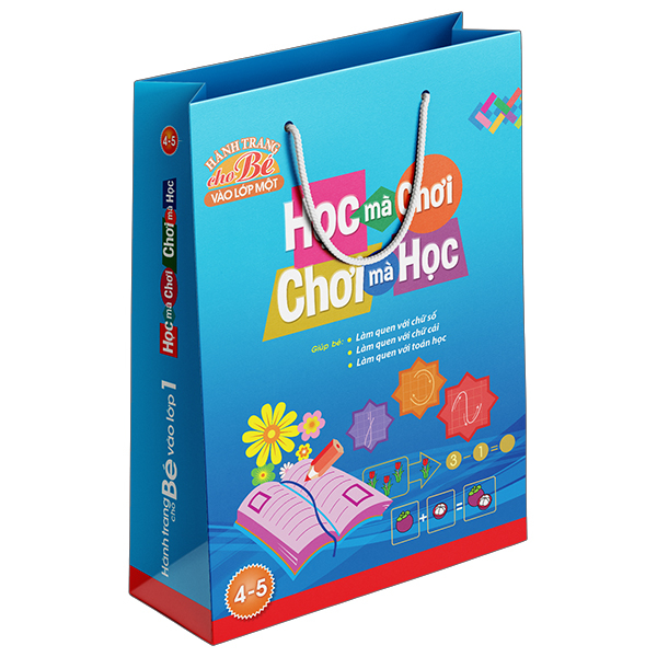 Bộ Sách Hành Trang Cho Bé Vào Lớp 1 - Học Mà Chơi Chơi Mà Học - 4-5 Tuổi (Túi 5 Cuốn) (Tái Bản 2026)