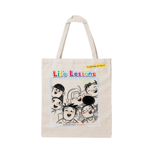 Bộ Sách Tủ Sách Dạy Con Ứng Xử - Life Lesson (Bộ 6 Cuốn) - Tặng Kèm Túi Vải Canvas - Ảnh 2