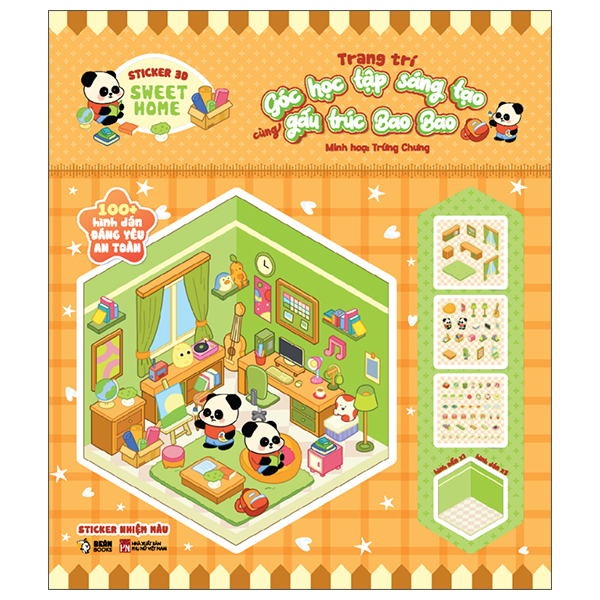 Bộ Sticker 3D Sweet Home - Trang Trí Căn Bếp Vui Nhộn Cùng Chó Dino - Ảnh 10