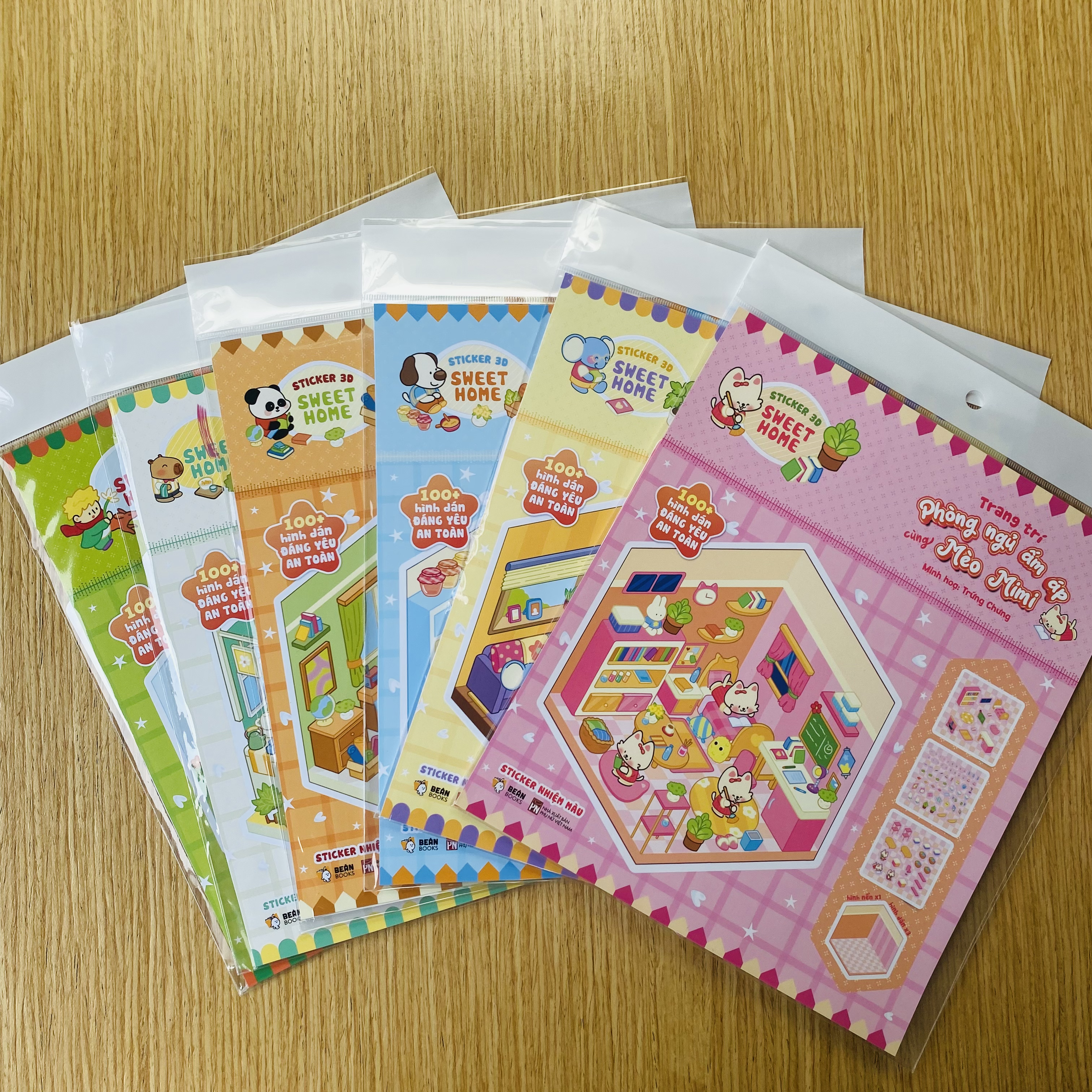 Bộ Sticker 3D Sweet Home - Trang Trí Góc Học Tập Sáng Tạo Cùng Gấu Trúc Bao Bao - Ảnh 7