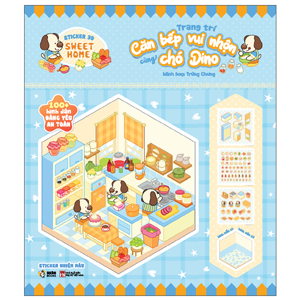 Bộ Sticker 3D Sweet Home - Trang Trí Khu Vườn Bí Mật Cùng Hoàng Tử Bé Và Cáo Nhỏ - Ảnh 10