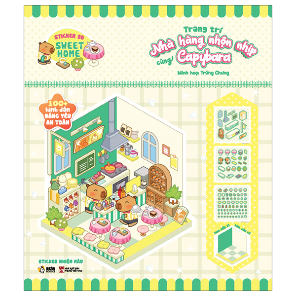 Bộ Sticker 3D Sweet Home - Trang Trí Khu Vườn Bí Mật Cùng Hoàng Tử Bé Và Cáo Nhỏ - Ảnh 12