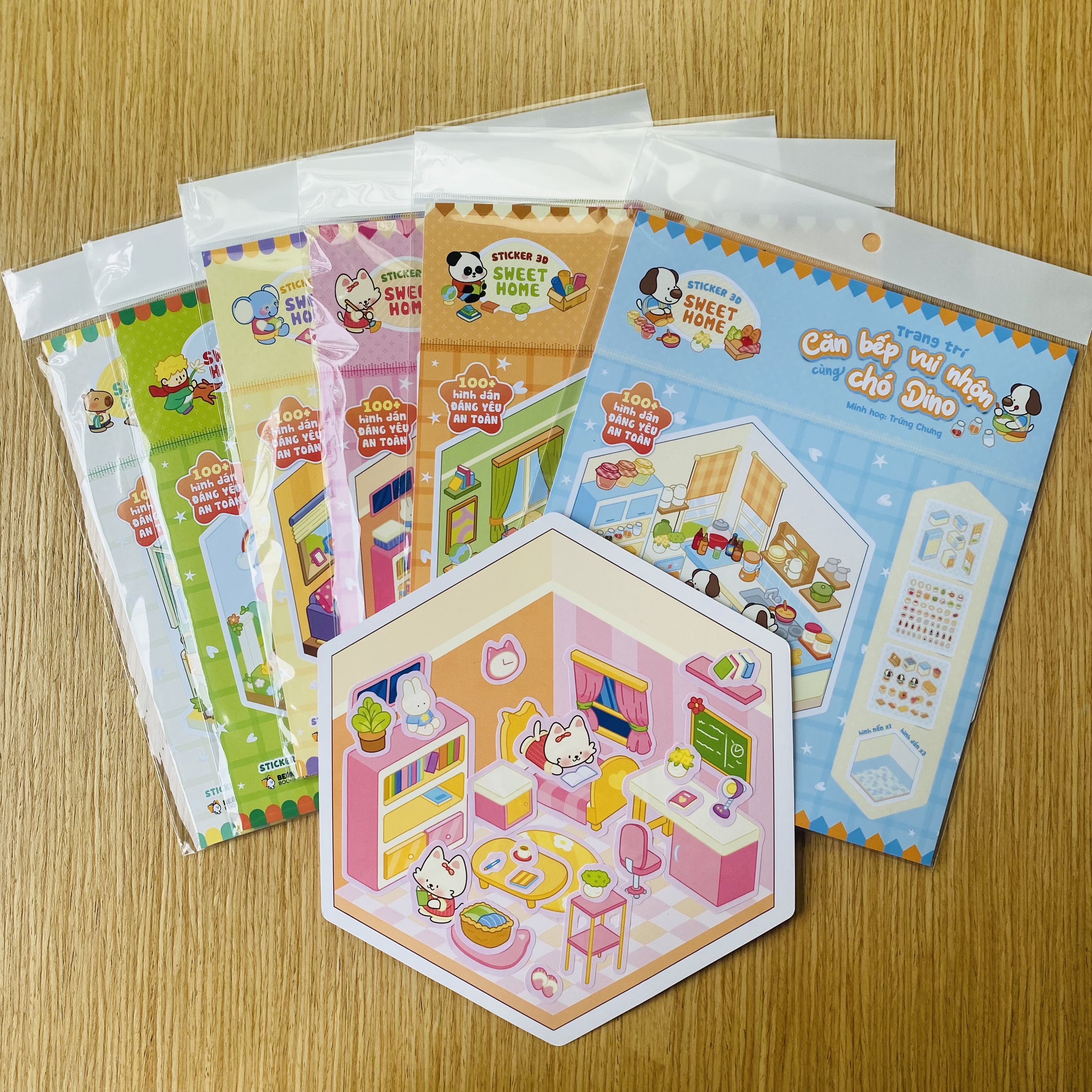 Bộ Sticker 3D Sweet Home - Trang Trí Khu Vườn Bí Mật Cùng Hoàng Tử Bé Và Cáo Nhỏ - Ảnh 8