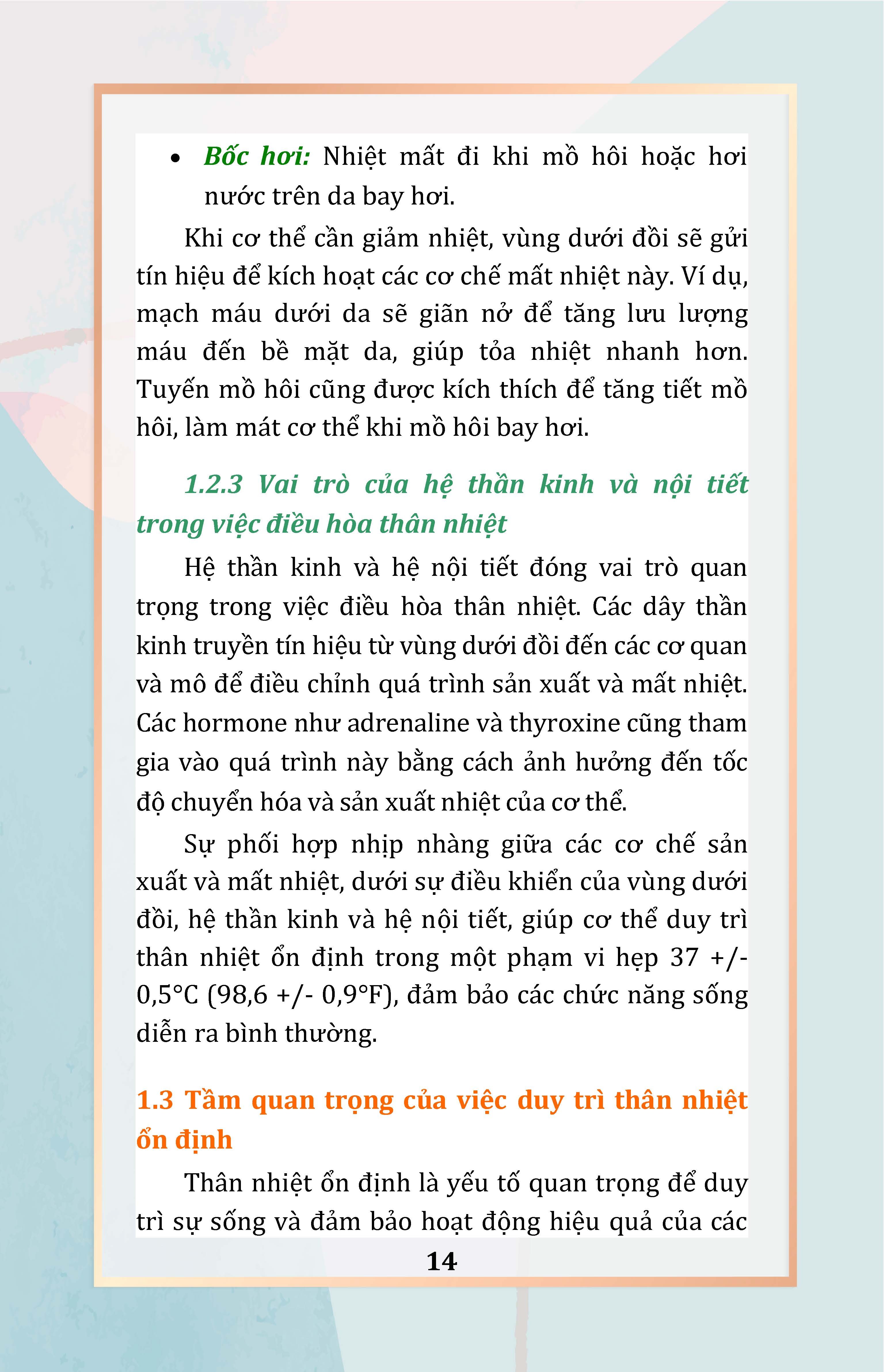 Bộ Thân Nhiệt - Năng Lượng Cốt Yếu Của Sự Sống - Ảnh 12