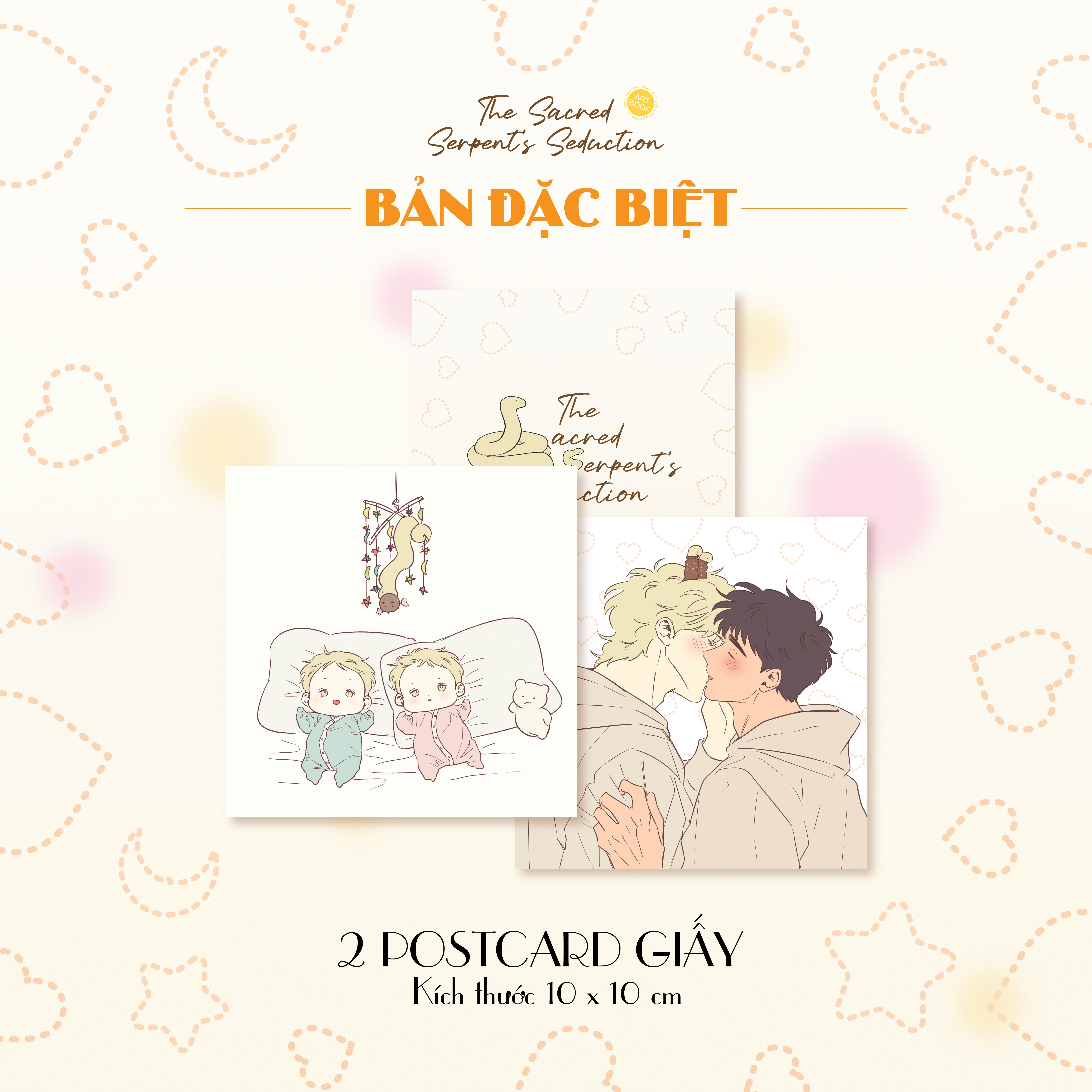 Bộ The Sacred Serpent's Seduction - Artbook - Bản Đặc Biệt - Bìa Cứng - Tặng Kèm 2 Postcard Giấy + 2 Card Bo Góc Nhựa + 3 Card Bo Góc Mini + 1 Standee Bập Bênh - Ảnh 5