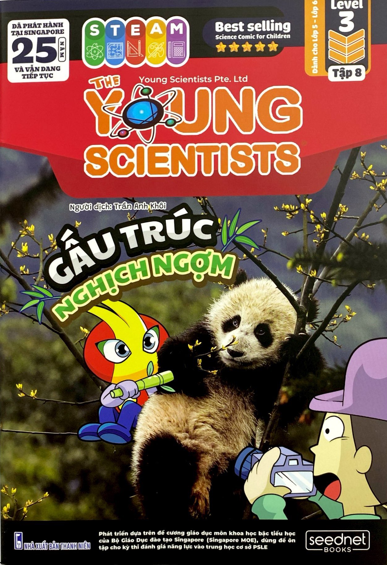 Bo
The Young Scientist - Truyen Tranh Khoa Hoc Cho Tre Em - Level 3 - Tap 8 - Gau Truc Nghich Ngom - Ảnh 2