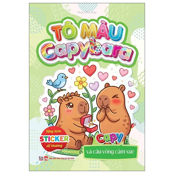 Bộ Tô Màu Capybara - Capy Và Cầu Vồng Cảm Xúc