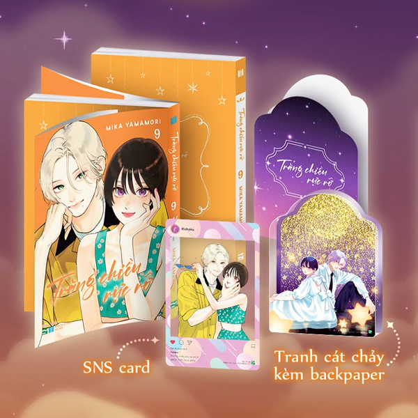 Bộ Trăng Chiều Rực Rỡ - Tập 9 - Bản Đặc Biệt - Tặng Kèm SNS Card + Tranh Cát Chảy Kèm Backpaper