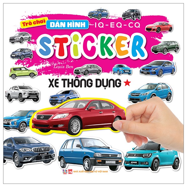Bộ Trò Chơi Dán Hình IQ-EQ-CQ - Sticker - Siêu Xe - Tập 1 - Ảnh 12