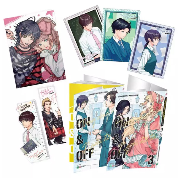 Bộ Trong Công Sở, Ngoài Đời Tư - On & Off - Tập 3 - Bản Sưu Tầm - Tặng Kèm Bookmark Nhựa Trong + Bìa Áo Đặc Biệt + Set 3 Card 2 Mặt + Clearfile + Thước Kẻ Acrylic