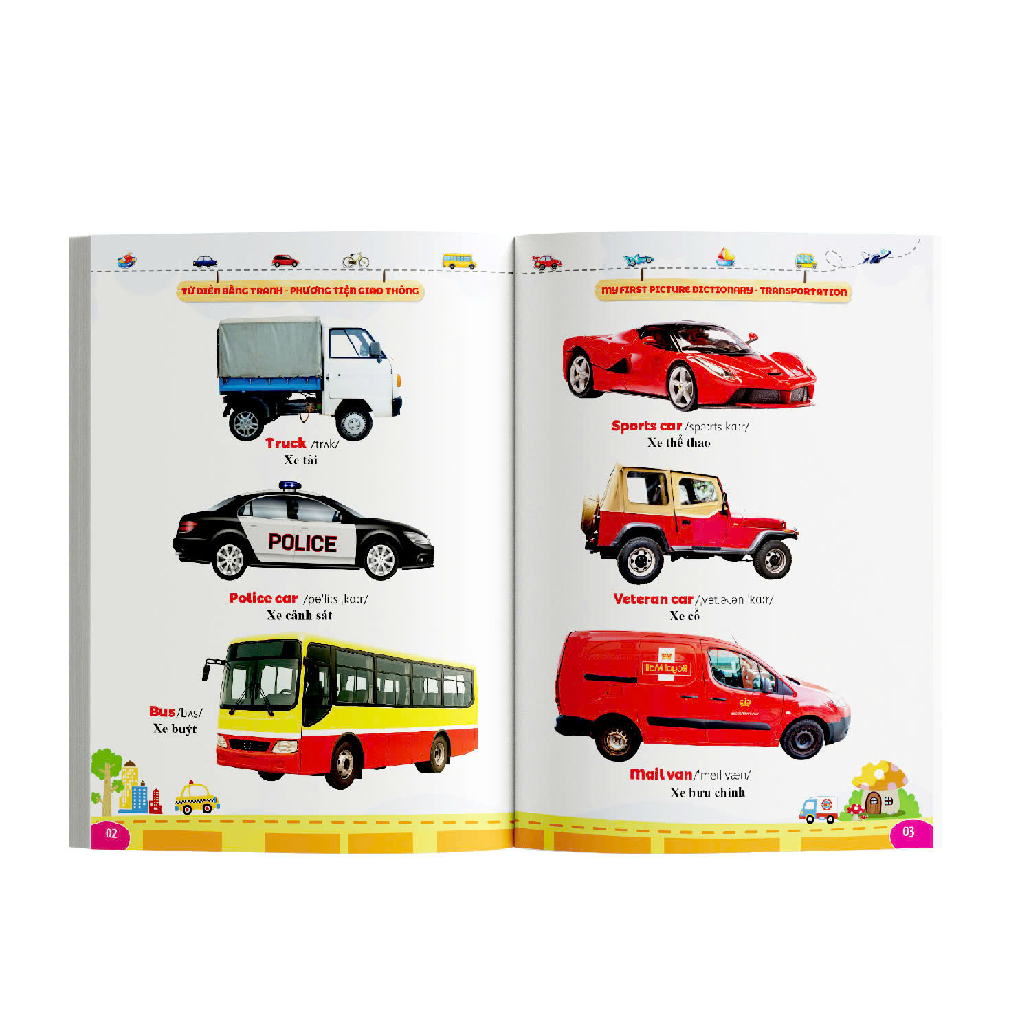 Bộ Từ Điển Bằng Tranh - Phương Tiện Giao Thông - Ảnh 5