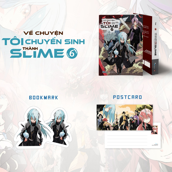 Bộ Về Chuyện Tôi Chuyển Sinh Thành Slime - Tập 6 - Tặng Kèm Bookmark + Postcard