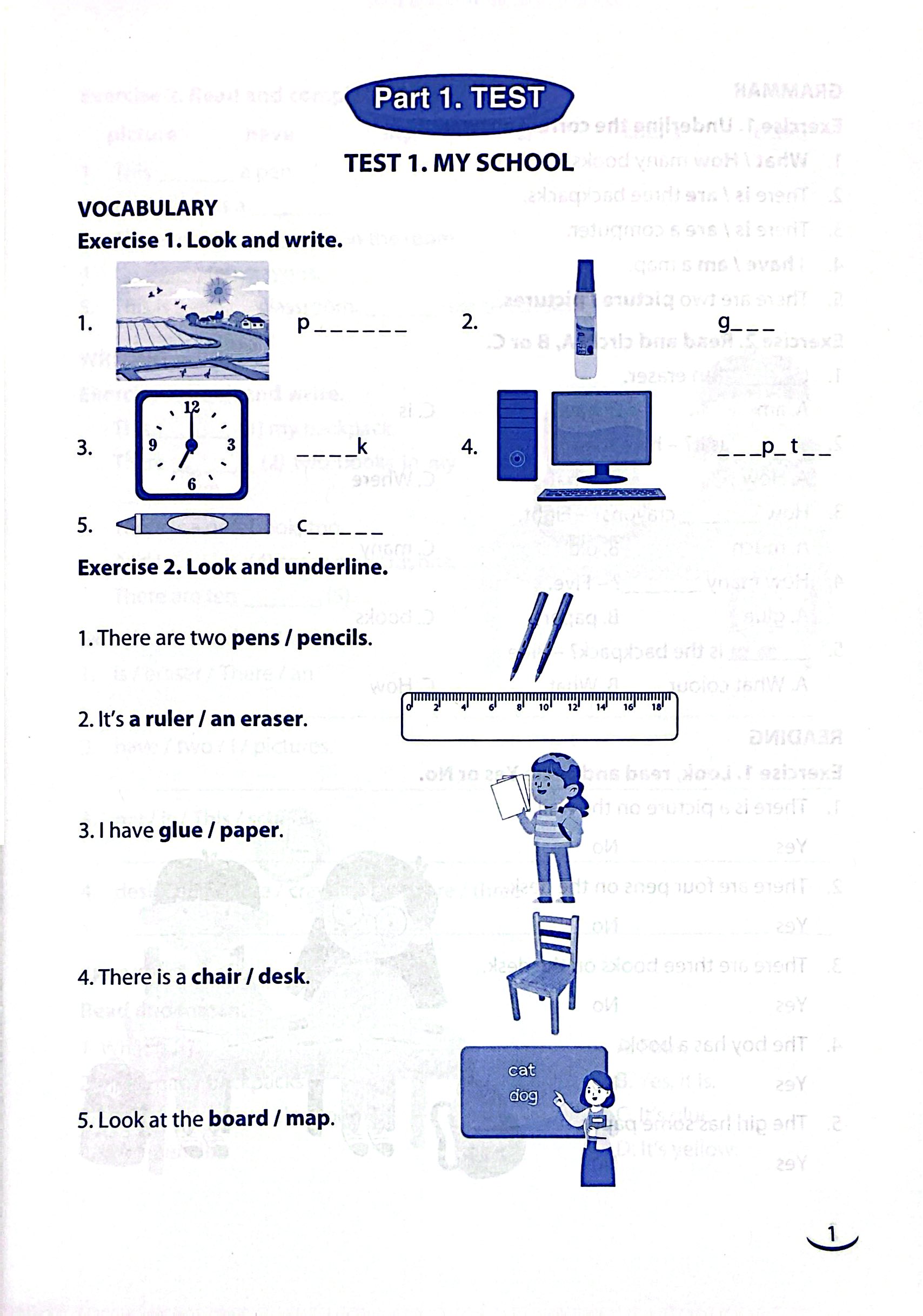 Bộ Vở Ôn Tập Hè Môn Tiếng Anh - Lớp 3 - Ảnh 4