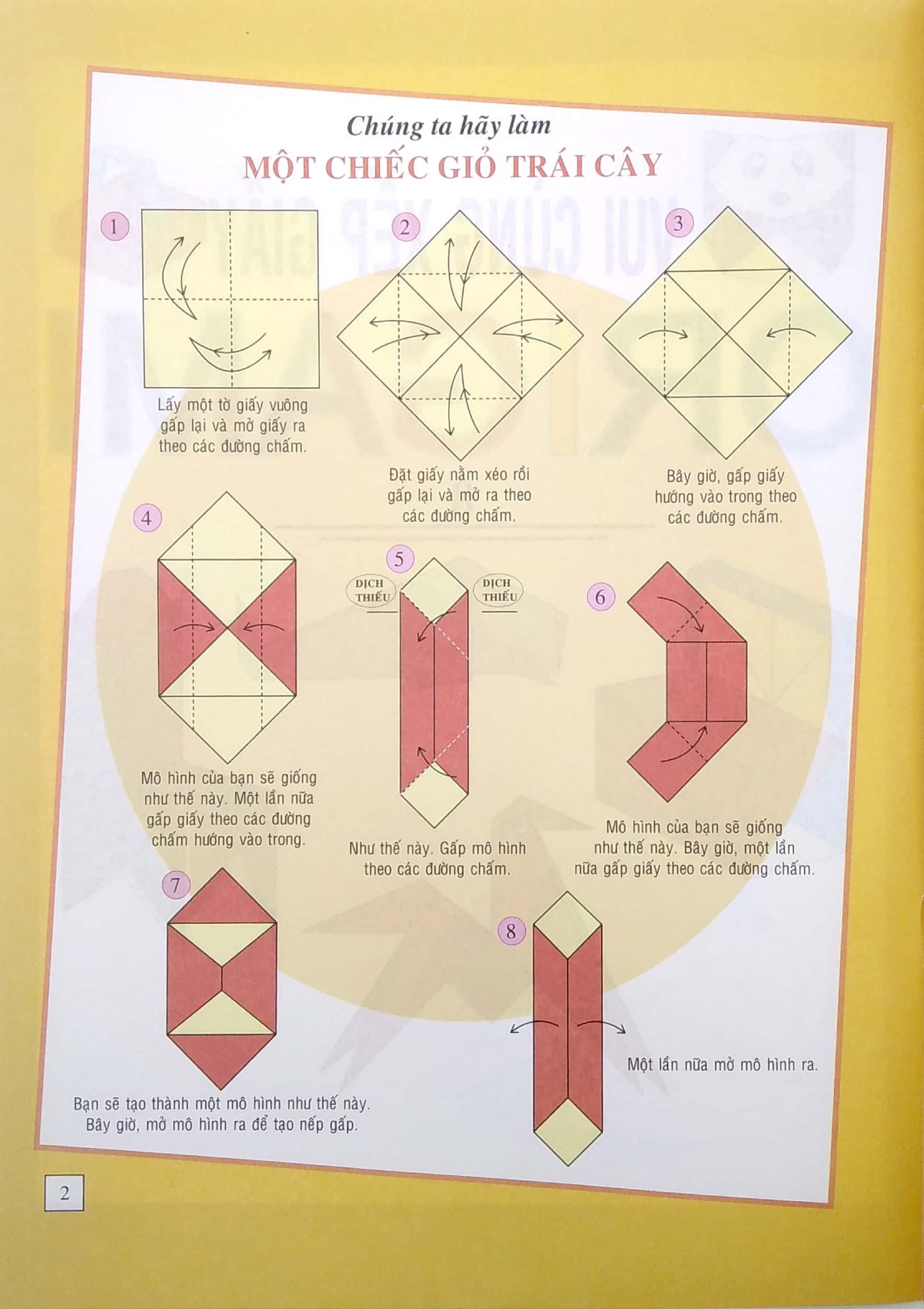 bộ vui cùng xếp giấy origami - tập 8 - Ảnh 3