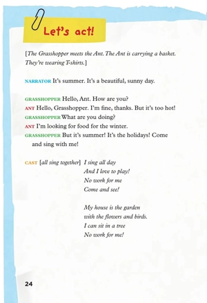 bộ young eli readers - the ant and the grasshopper - stage 1 below a1 - downloadable multimedia - Ảnh 8