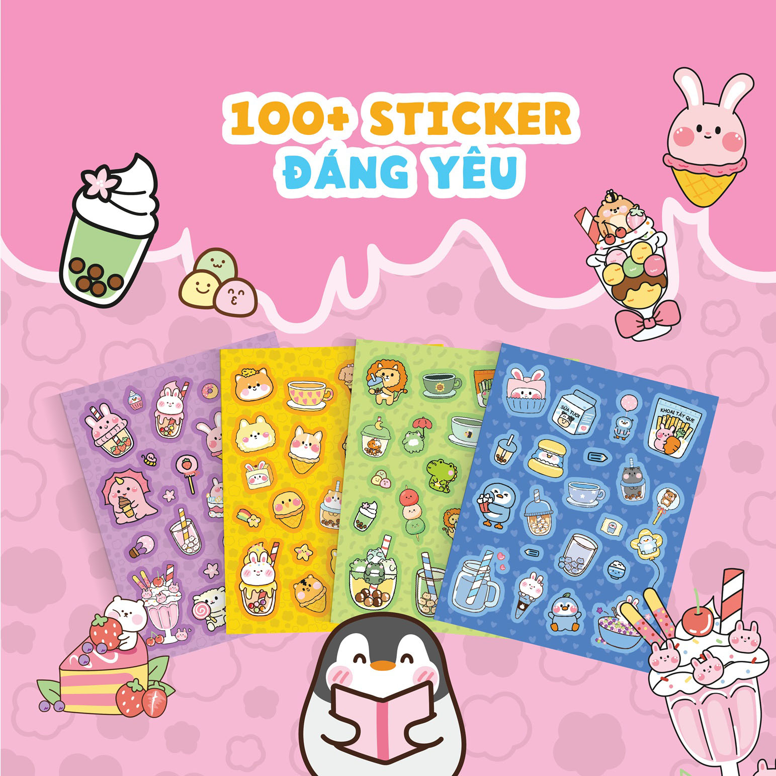 Boba Sticker Book - Bìa Cứng - Ảnh 4